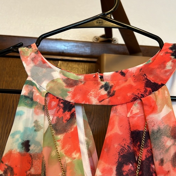 BCX summer floral dress with attachable necklace - Picture 3 of 12